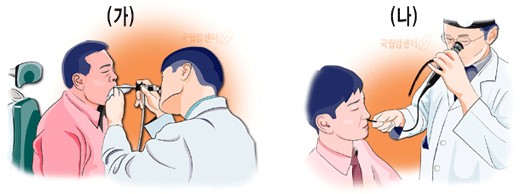 후두의 검사